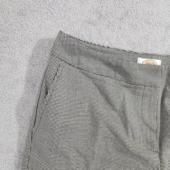 Talbots Womens 14P Stretch Wool Blend Dress Pants Houndstooth Pattern  JCT - Picture 6 of 8